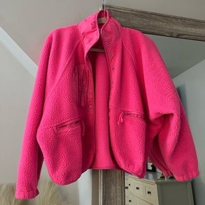 Free People Movement Hit the Slopes Jacket - Hot Pink